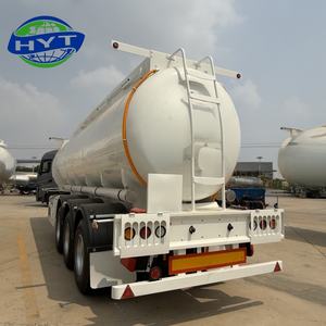 Gloednieuwe Fabriek 3-assige Q235 Stalen Brandstoftanker 45000/40000 Liter Dieselolie Petroleum Oplegger 60 Ton Max Nuttige Lading - Product Image 6