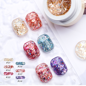 Set de Esmalte de Uñas en Gel UV LED ZRKGEL, Libre de Hema, Mica, Cruelty Free, Larga Duración, No Tóxico, Alta Pigmentación, con Purpurina - Product Image 6