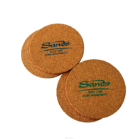 Échantillon Gratuit – Vente en Gros Usine – Sous-verres en Liège Naturel de Haute Qualité avec Support en Bois