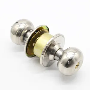 Guangdong supplier door knob lock durable mechanical door lock for bathroom and bedroom