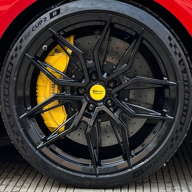 Borui Forged Wheel for Racing Car New Carbon Fiber Car Accessories Rims Aluminum Alloy Wheel Rims 18 19 20 21 22inch