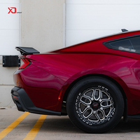 Rines de Aleación Forjados Negros Personalizados de 15x10 17x10 con Sistema Beadlock 5*114.3 5*120 para Carreras de Drag, para SRT8 Hellcat SS Mustang