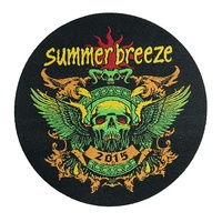 Patch brodé personnalisé pour motard, chopper, aile, amoureux des motos, badge américain, crâne