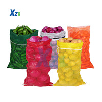 Hoge Sterkte Circulaire Tubulaire Mesh Zak 25kg 50kg PP Netzak voor Ui Aardappel Fruit Verpakking Geen Schade
