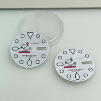 Nuovo Quadrante Cartoon NH36 da 28,5mm, Parti di Modifica per Orologi da Pilota Vintage per Movimento Meccanico NH36A