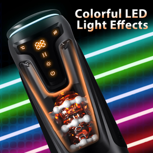 جهاز استمناء رجالي كهربائي قابل للسحب مع خاصية التسخين، مدلك للقضيب، لعبة جنسية مع اهتزاز ودفع تلقائي، كوب استمناء للرجال - Product Image 6