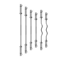 Ensemble d'haltères en acier de 20 kg et barre de musculation de 10 kg pour l'entraînement à domicile, équipement de musculation multifonctionnel et peu encombrant