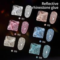 Nouveauté Gel UV disco réfléchissant spécial effet mélange sans couture français pour salon et grossiste