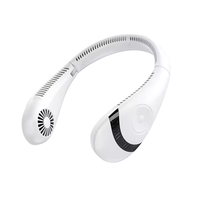 4000mAh mains libres Portable cou ventilateur cou refroidissement ventilateur personnel Mini Portable paresseux accrocher cou ventilateur batterie Table