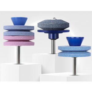 Afilador de cuchillas <span class=keywords><strong>para</strong></span> cortacésped, <span class=keywords><strong>piedra</strong></span> de <span class=keywords><strong>afilar</strong></span> de una o dos cubiertas, accesorios <span class=keywords><strong>para</strong></span> herramientas de energía eólica, herramienta de <span class=keywords><strong>taladro</strong></span> de molienda Universal - Product Image 1
