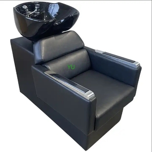 Hot Sale Hair Salon Color Custom Comfortable Massage Furniture Head Spa Shampoo Chair Washing <b>Bed</b> With Bowl - Product Image 6