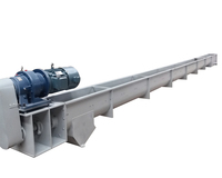 Efficiënte Roestvrijstalen Schroeftransporteur Voor Groente-En Fruitverwerking Voor Machinevervoer