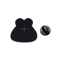 Mini Broche Émaillée Tête de Grenouille Mignonne, Amusante, Trois Émotions, pour Amateurs d'Animaux, Cadeau de Collection