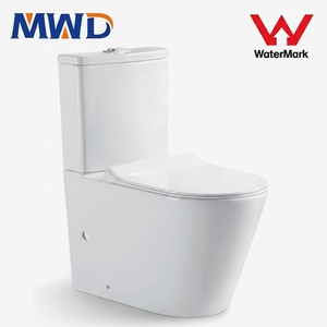 WC à deux pièces MWD WaterMark à <span class=keywords><strong>prix</strong></span> bas, toilettes en céramique, toilettes modernes pour salle de bain, à poser contre le mur, 450 mm - Product Image 1