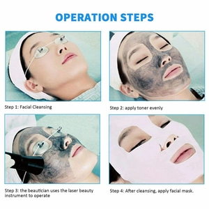 Gel facial manuel jetable 80 ml pour peeling au carbone et nettoyage en profondeur, effet blanchissant, pour salon Black Doll, durée de conservation 3 ans - Product Image 6