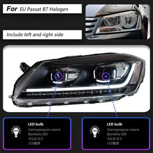 Faro per <span class=keywords><strong>Volkswagen</strong></span> <span class=keywords><strong>Passat</strong></span> <span class=keywords><strong>B7</strong></span> 2012-2016, Faro LED Europeo con DRL, Faro HID con Occhio d'Angelo, Doppio Fascio Xenon, Accessori - Product Image 3