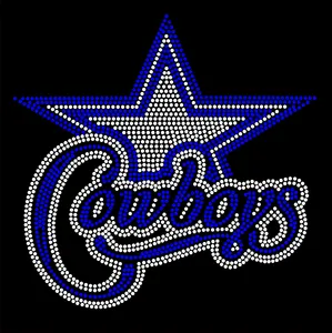 Aprise - Transfert de strass thermocollant personnalisé Cowboys Diva Star - Product Image 4