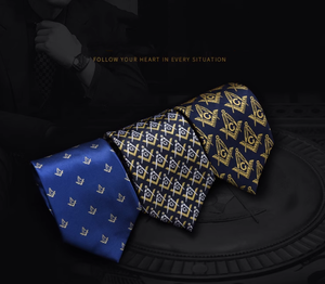 フリーメーソンネクタイカスタムブランド首ネクタイ - Product Image 2