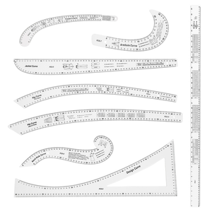 Fashion Design <strong>Pattern</strong> <strong>Making</strong> Curved Flexible Sewing <strong>Ruler</strong> Flexible Cutting Layout <strong>Ruler</strong> for Patchwork Quilting Sewing Supplies - Product Image 1