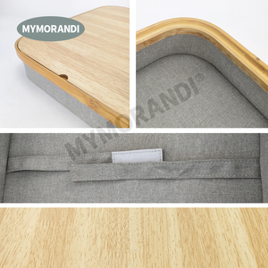 Bandeja con cojín para ordenador portátil, compartimento <span class=keywords><strong>de</strong></span> almacenamiento para coche, cama y sofá, novedad - Product Image 6