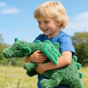 Peluche Lapin Porte-Bonheur <span class=keywords><strong>Dragon</strong></span> Jade Édition Limitée Irlandaise, Super Douce en Coton PP, Couverture Réconfortante pour 14 Ans et Plus - Product Image 2