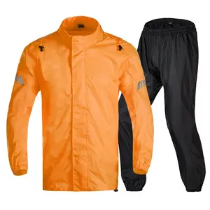 Promotion Light Weight Food Delivery Clothes for Motorcycle Rider Rain Jackets and Pants Waterproof Windproof Breathable