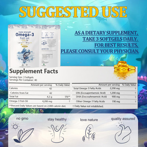 Huile de poisson <span class=keywords><strong>Omega-3</strong></span> Source usine retarder le vieillissement soutien immunitaire extrait de poisson de mer profonde - Product Image 2