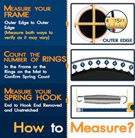 Remplacement extérieur de trampoline de tapis de saut de 14FT