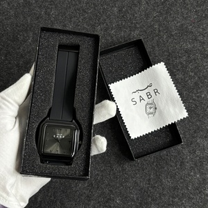 SABR Men's Fashion Business Watch Arabic Numerals Quartz Watch Men's Leisure Sports Alloy Case Silicone Strap Watch - Product Image 2