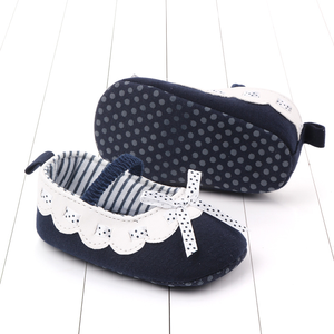 Nouvelles chaussures pour bébé fille à nœud papillon en dentelle, pas chères, en gros, chaussures fantaisie pour bébé fille - Product Image 5