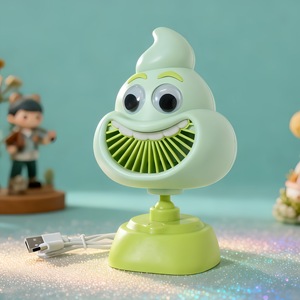 หลิงปัน พูป ช็อป พัดลมตั้งโต๊ะแบบชาร์จ USB พัดลมพกพาไร้ใบพัดปรับความเร็วได้ 3 ระดับสำหรับใช้ในสำนักงานและที่บ้าน - Product Image 5
