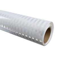 Film réfléchissant microprismatique Lianxing jaune vert fluorescent EGP PET 1,22 m x 45,7 m pour les panneaux de signalisation routière