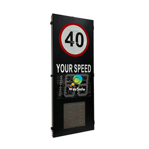 Panneau de signalisation de vitesse solaire P10 le plus populaire en Arabie Saoudite, utilisé pour détecter la vitesse des véhicules et alerter les conducteurs - Product Image 4