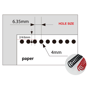 Tabletop của nhãn hiệu A4 xoắn ốc cuộn dây dây máy tính RÀNG BUỘC - Product Image 3