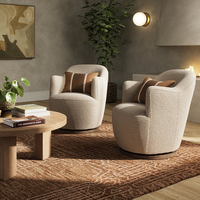 Fauteuil individuel design nordique, moderne, pour salon, hall d'hôtel, réception, fauteuil de loisirs, confortable, durable, livraison rapide