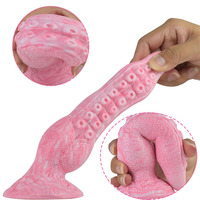 Dildo Anal NNSX con Nudo Grande, Textura de Tentáculos de Pulpo con Ventosa, Juguetes de Fantasía Estimulantes, Tapón Anal, Productos Eróticos