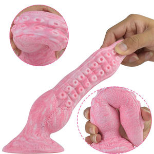 Dildo Anal NNSX con Nudo Grande, Textura de Tentá<span class=keywords><strong>culos</strong></span> de Pulpo con Ventosa, Juguetes de Fantasía Estimulantes, Tapón Anal, Productos Eróticos - Product Image 3