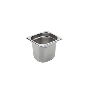 Bac alimentaire GN 1/6 en acier inoxydable 18/10, 17,5 × 16,2 × 15 h cm, 854 g Inox Inox Macel - Product Image 1