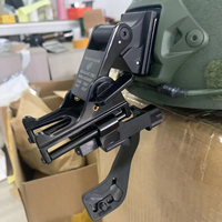 Set Dudukan NVG Taktis PVS14 Adaptor Dudukan J untuk Penglihatan Malam Cocok untuk Helm Mich Fast M88 Wendy