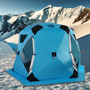 Tente de pêche hivernale sur glace pour le camping et la pêche, <span class=keywords><strong>abri</strong></span> chaud extérieur coupe-vent et résistant à la pluie pour <span class=keywords><strong>plus</strong></span> de personnes - Product Image 1