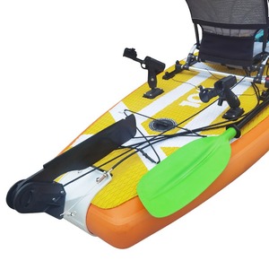 <span class=keywords><strong>Kayak</strong></span> Inflable Naranja con Sistema de <span class=keywords><strong>Pedales</strong></span> <span class=keywords><strong>para</strong></span> Pesca y Surf Individual - Product Image 4
