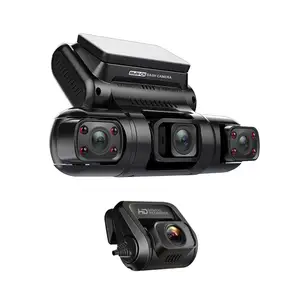 150 Độ Góc Rộng 4 Kênh Dash Cam Xe Máy Ảnh Xếp 1080P Tầm Nhìn Ban Đêm Phía Trước Và Phía Sau Dash Máy Ảnh Dashcam Với GPS