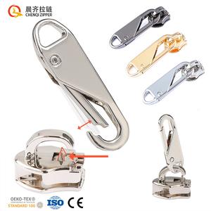 Fermeture éclair <span class=keywords><strong>curseur</strong></span> extracteur fermeture éclair instantanée Kit de réparation remplacement pour boucle cassée sac de voyage valise fermeture éclair tête bricolage couture artisanat - Product Image 1