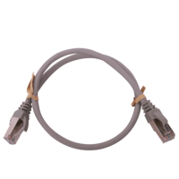 Cable de Red Ethernet LAN CAT6 FTP Blindado con Conector RJ45 8P8C, Conductor de Cobre Desnudo, Flexible, para Telecomunicaciones