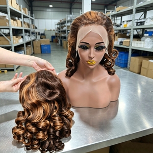 76$ Promotion Letsfly 13x4 Lace Front Loose Wave <b>Wigs</b> 18inch, Different Colors Available 100% Remy Human Hair Bouncy <b>Wigs</b> 250% - Product Image 1