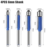 Juego de fresas de carburo sólido MT 223 para carpintero, fresa de copiar con dos rodamientos, cortador de madera, compatible con OEM y ODM