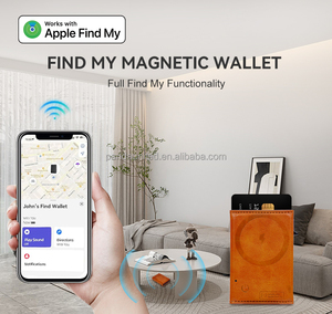Tùy chỉnh tìm thấy ví của tôi Tracker tối giản cửa sổ bật lên ví từ chủ thẻ RFID An toàn trượt thông minh định vị <span class=keywords><strong>iTag</strong></span> đứng chống mất - Product Image 6
