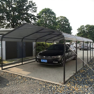 Abri d'auto <span class=keywords><strong>en</strong></span> métal extra large de 12x20 pieds pour pick-up, bateau, voiture et tracteurs Abri d'auto/auvent et abri d'auto améliorés - Product Image 6