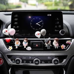 SOCELI สำหรับคู่รัก ที่หนีบช่องแอร์รถยนต์ พลาสติกแข็ง น้ำหอมปรับอากาศ กลิ่นหอมธรรมชาติ ติดทนนาน ของตกแต่งงานแต่งงานสุดหรู - Product Image 5