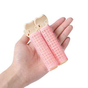 Hair Roller Snap Type Heatless <b>Plastic</b> Resin Cylinder Hair Curler For Bangs Volumizing Clip <b>General</b> Use - Product Image 4